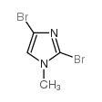 2,4-二溴-1-甲基-1H-咪唑结构式