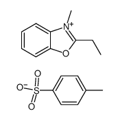 2-ethyl-3-methyl-benzooxazolium, toluene-4-sulfonate Structure