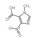 1H-Imidazole-5-carboxylicacid, 1-methyl-4-nitro- structure