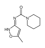 N-(5-methyl-1,2-oxazol-3-yl)piperidine-1-carboxamide结构式