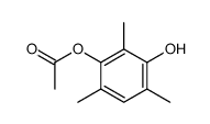 Essigsaeure-(3-hydroxy-2,4,6-trimethylphenyl)ester结构式