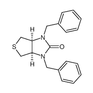 (3aα,6aα)-1,3-dibenzylhexahydro-1H-thieno[3,4-d]imidazol-2(3H)-one Structure