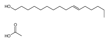 acetic acid,hexadec-10-en-1-ol结构式