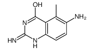2,6-diamino-5-methyl-1H-quinazolin-4-one Structure