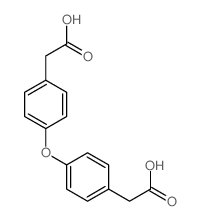 Benzeneacetic acid,4,4'-oxybis- Structure
