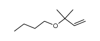 3-butoxy-3-methyl-but-1-ene Structure