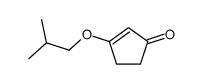 3-(2-methylpropoxy)cyclopent-2-en-1-one Structure