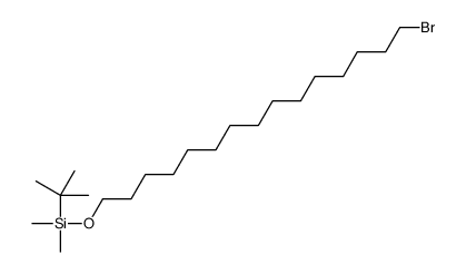 15-bromopentadecoxy-tert-butyl-dimethylsilane结构式