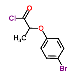 2-(4-Bromophenoxy)propanoyl chloride结构式