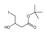 tert-butyl 3-hydroxy-4-iodobutanoate结构式