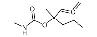 1,2-Heptadien-4-ol,4-methyl-,methylcarbamate(9CI) structure