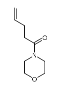 N-(4-pentenoyl)morpholine Structure