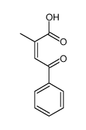 2-methyl-4-oxo-4-phenylbut-2-enoic acid Structure