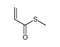 S-methyl prop-2-enethioate Structure