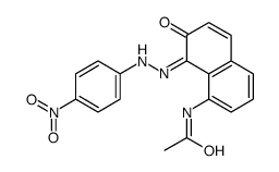 N-[7-Hydroxy-8-[(4-nitrophenyl)azo]-1-naphtyl]acetamide Structure