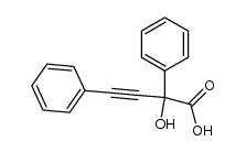2-hydroxy-2,4-diphenylbut-3-ynoic acid Structure