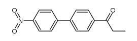 4-nitro-4'-propionylbiphenyl结构式