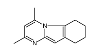 2,4-dimethyl-6,7,8,9-tetrahydropyrimido[1,2-a]indole Structure