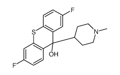 2,6-difluoro-9-(1-methylpiperidin-4-yl)thioxanthen-9-ol Structure
