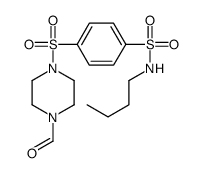 Benzenesulfonamide, N-butyl-4-[(4-formyl-1-piperazinyl)sulfonyl]- (9CI)结构式