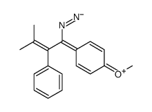 1-(1-diazo-3-methyl-2-phenylbut-2-enyl)-4-methoxybenzene Structure