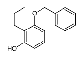 3-phenylmethoxy-2-propylphenol Structure