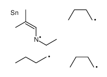 N-ethyl-2-methyl-2-tributylstannylpropan-1-imine Structure