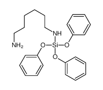 N'-triphenoxysilylhexane-1,6-diamine结构式