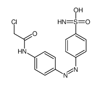 2-chloro-N-[4-[(4-sulfamoylphenyl)diazenyl]phenyl]acetamide结构式