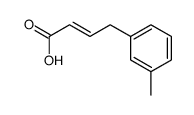 4-(3-methylphenyl)but-2-enoic acid Structure