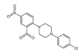 1-(4-chlorophenyl)-4-(2,4-dinitrophenyl)piperazine结构式