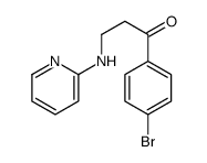 1-(4-bromophenyl)-3-(pyridin-2-ylamino)propan-1-one Structure