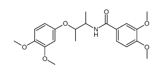 N-<2-(3.4-Dimethoxy)dimethylethyl>-3.4-dimethoxybenzamid Structure