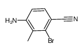 4-Amino-2-bromo-3-methylbenzonitrile Structure