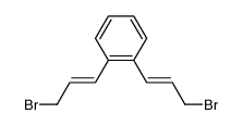 trans-trans-1,2-Bis-(3-brom-prop-1-enyl)-benzol Structure