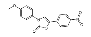 3-(4-methoxyphenyl)-5-(4-nitrophenyl)-1,3-oxazol-2-one Structure