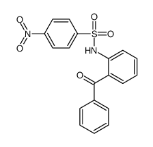 N-(2-benzoylphenyl)-4-nitrobenzenesulfonamide结构式
