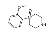 1-(2-methoxyphenyl)-1-oxidopiperazin-1-ium结构式