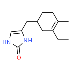 2H-Imidazol-2-one,4-[(3-ethyl-4-methyl-3-cyclohexen-1-yl)methyl]-1,3-dihydro-(9CI)结构式