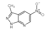 3-甲基-5-硝基-1H-吡唑[3,4B]吡啶结构式