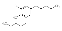 2-chloro-4,6-dipentyl-phenol结构式