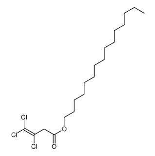 pentadecyl 3,4,4-trichlorobut-3-enoate Structure