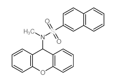 N-methyl-N-(9H-xanthen-9-yl)naphthalene-2-sulfonamide picture