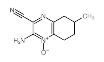 4-hydroxy-3-imino-7-methyl-5,6,7,8-tetrahydroquinoxaline-2-carbonitrile结构式