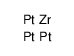 platinum,zirconium (5:1) Structure