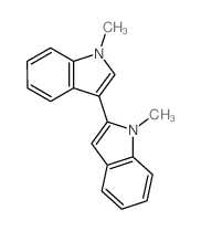 2,3'-Bi-1H-indole,1,1'-dimethyl- Structure