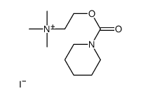 trimethyl-[2-(piperidine-1-carbonyloxy)ethyl]azanium,iodide Structure