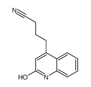 4-(2-oxo-1H-quinolin-4-yl)butanenitrile Structure