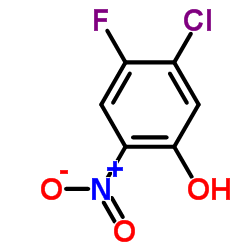 5-Chloro-4-fluoro-2-nitrophenol Structure