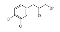 1-bromo-3-(3,4-dichlorophenyl)propan-2-one Structure
